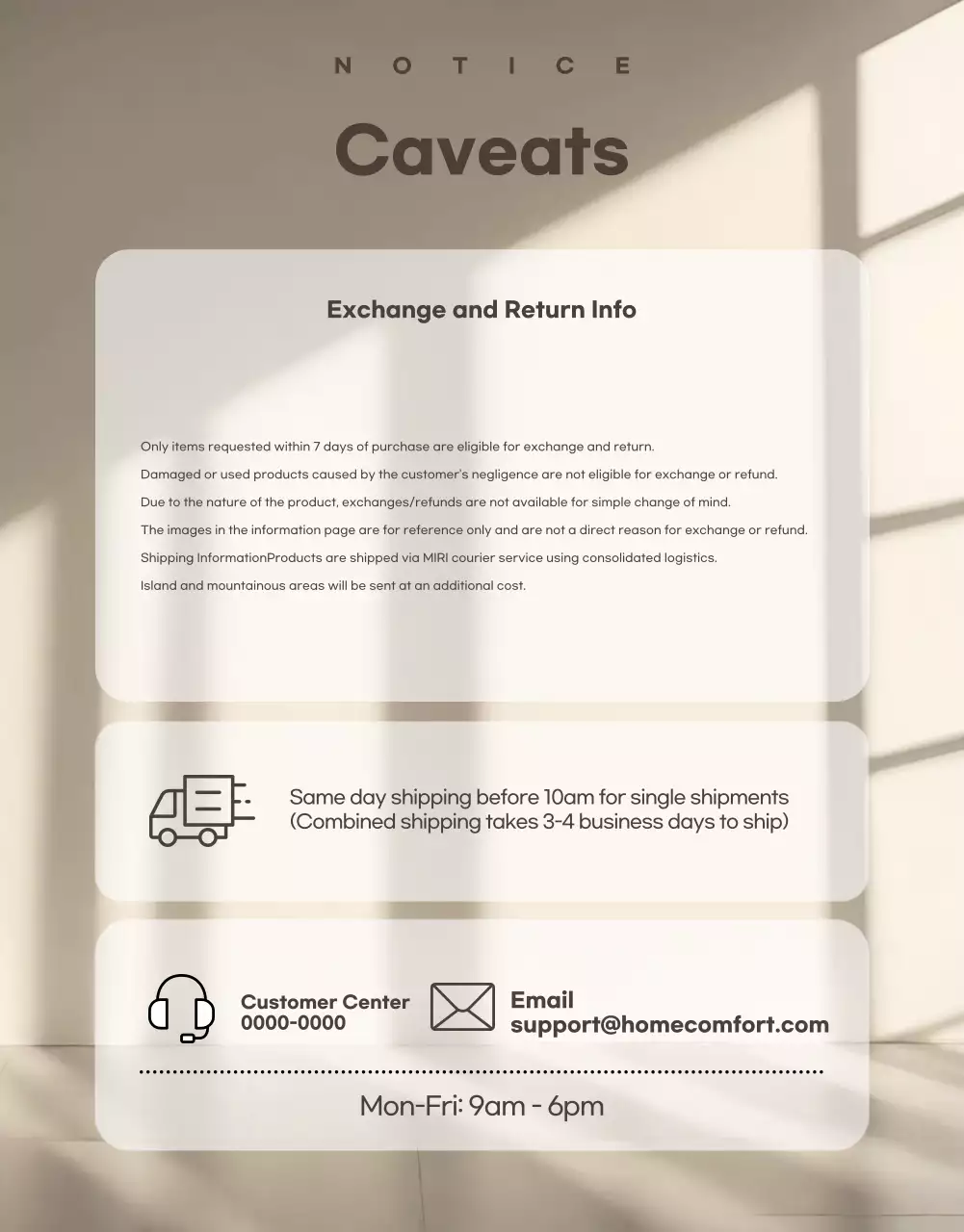 Beige Minimalist Kitchen Promotion Poster