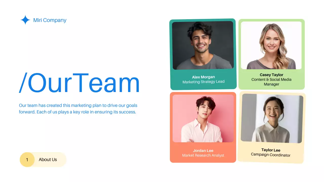 Blue Modern Marketing Plan Presentation