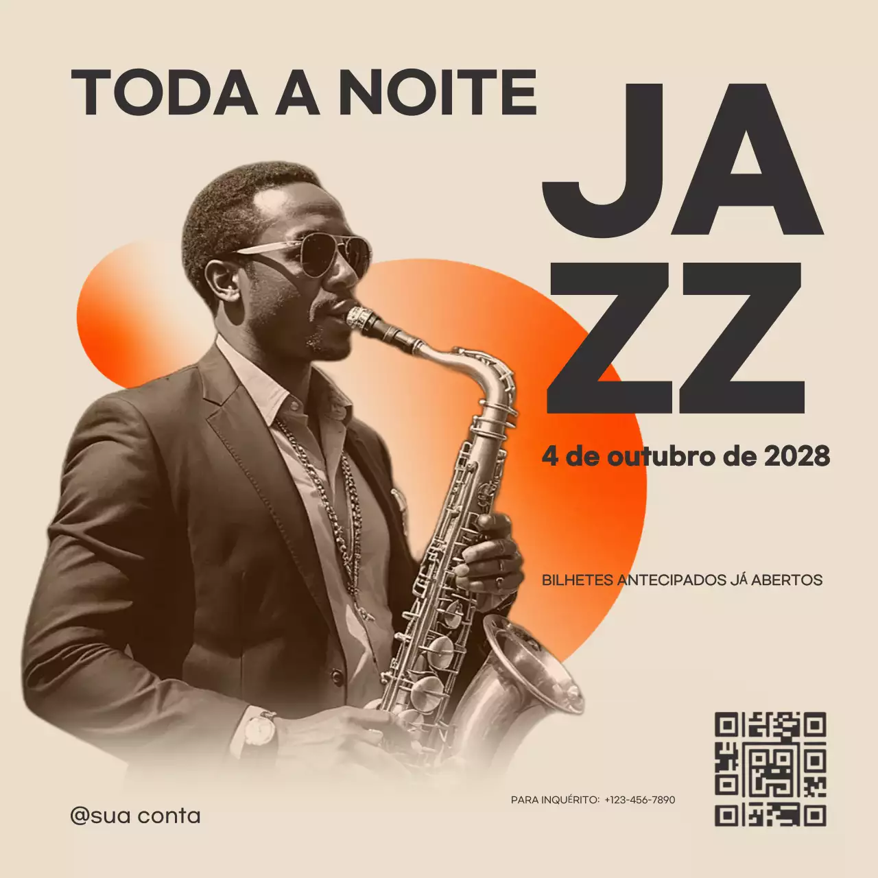 Promoção de eventos de música jazz