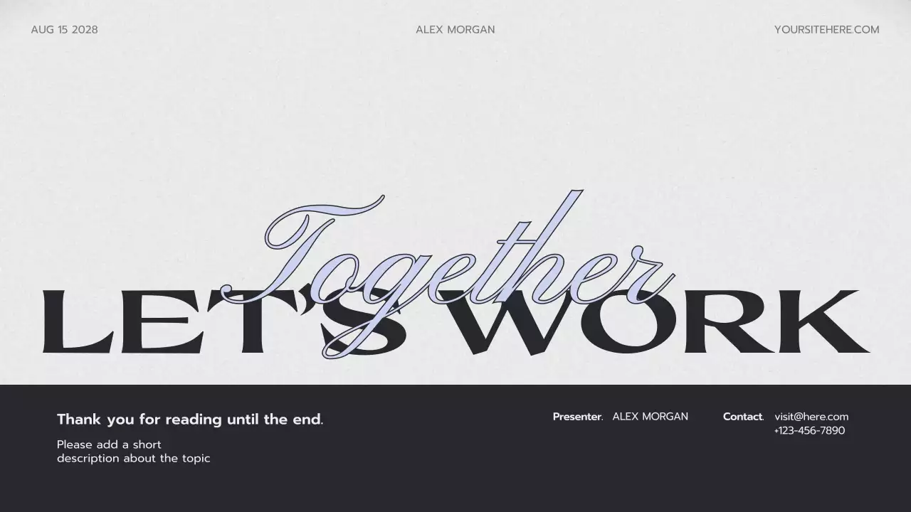 Grey Modern Portfolio Resume Presentation