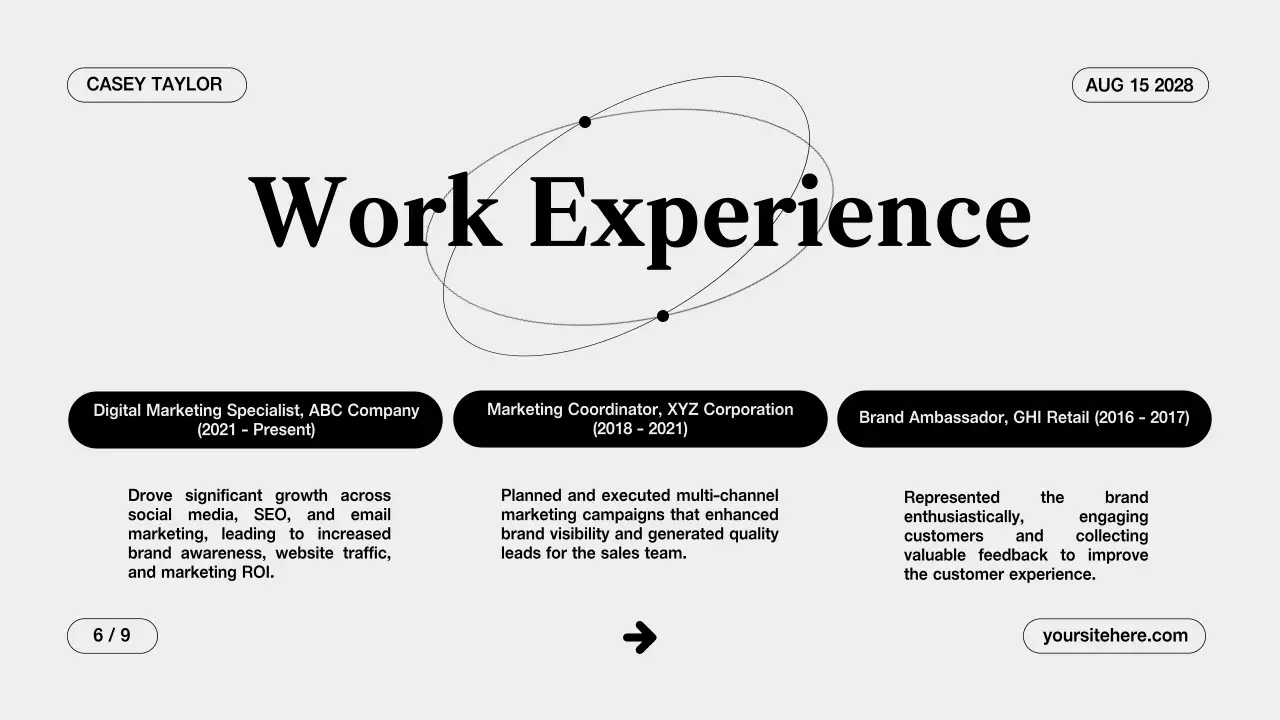 White Modern Portfolio Presentation