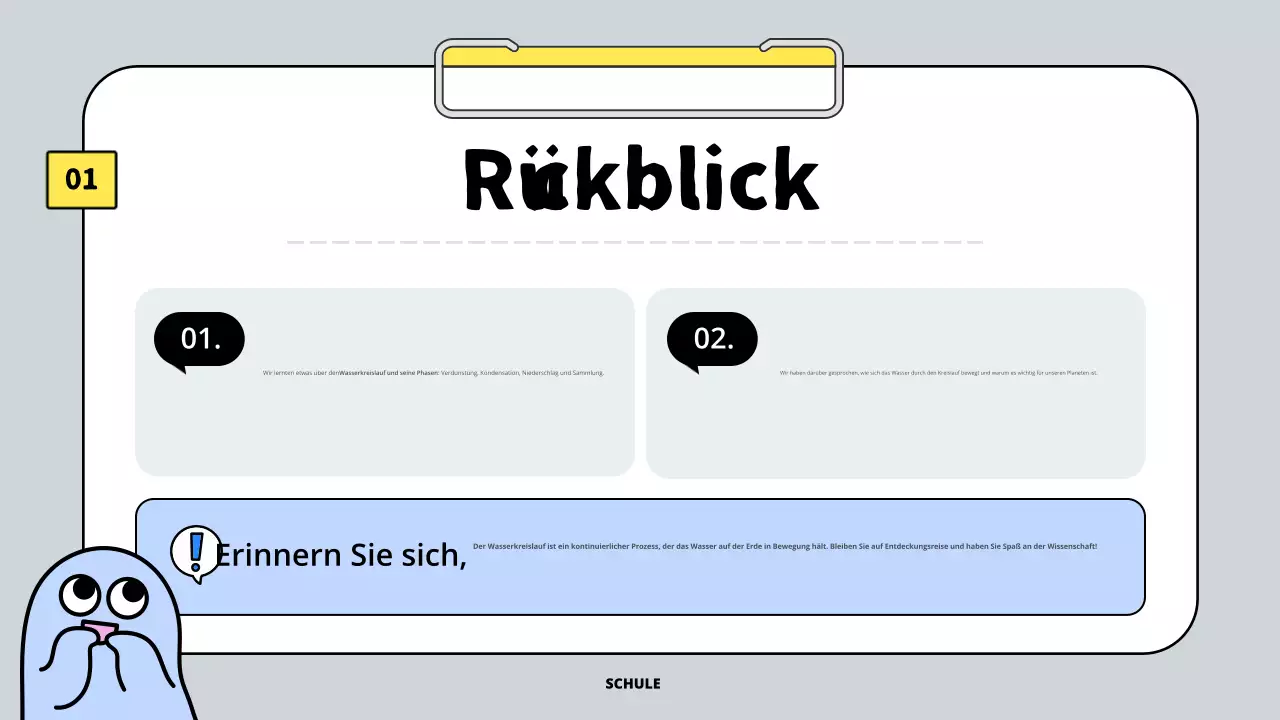 graue einfache Wasserlektion