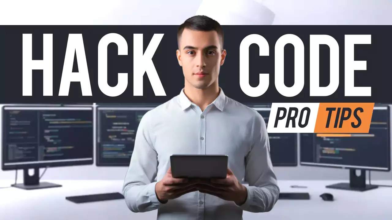 White Modern Coding Guide YouTube Thumbnail