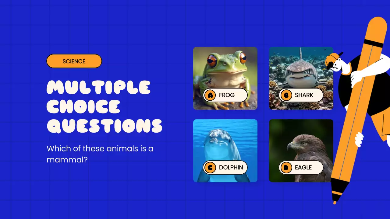 Blue Modern Quiz Guide Presentation