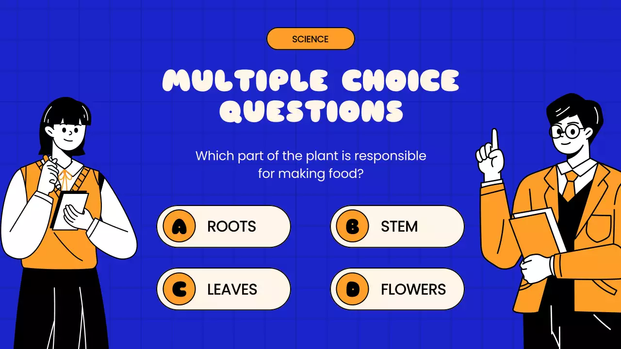 Blue Modern Quiz Guide Presentation