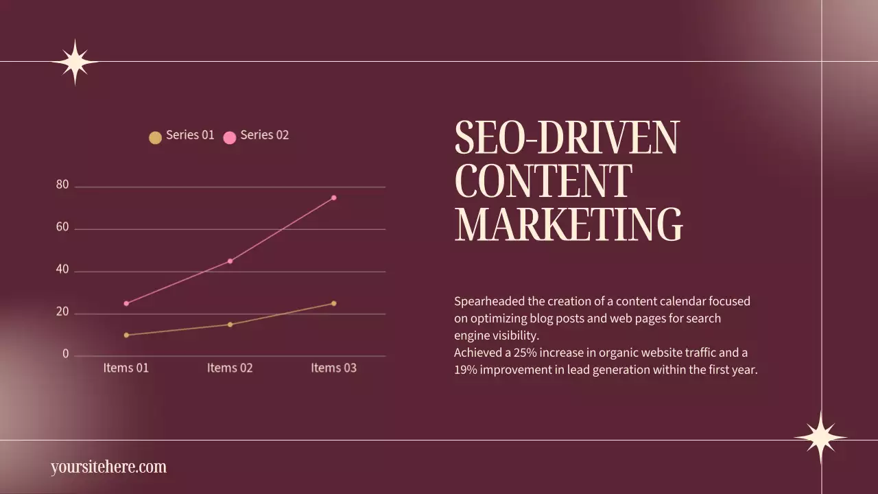 Maroon Elegant Portfolio Document Presentation