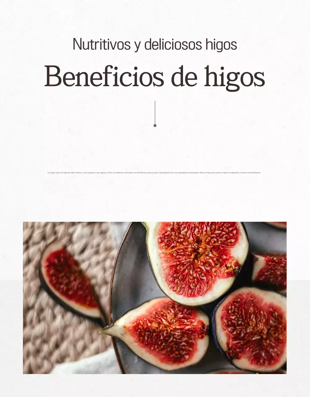 Higos blancos de frutas simples