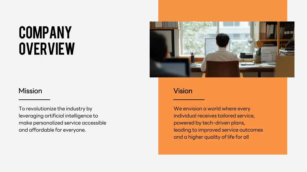 Orange Modern Business Pitch Presentation