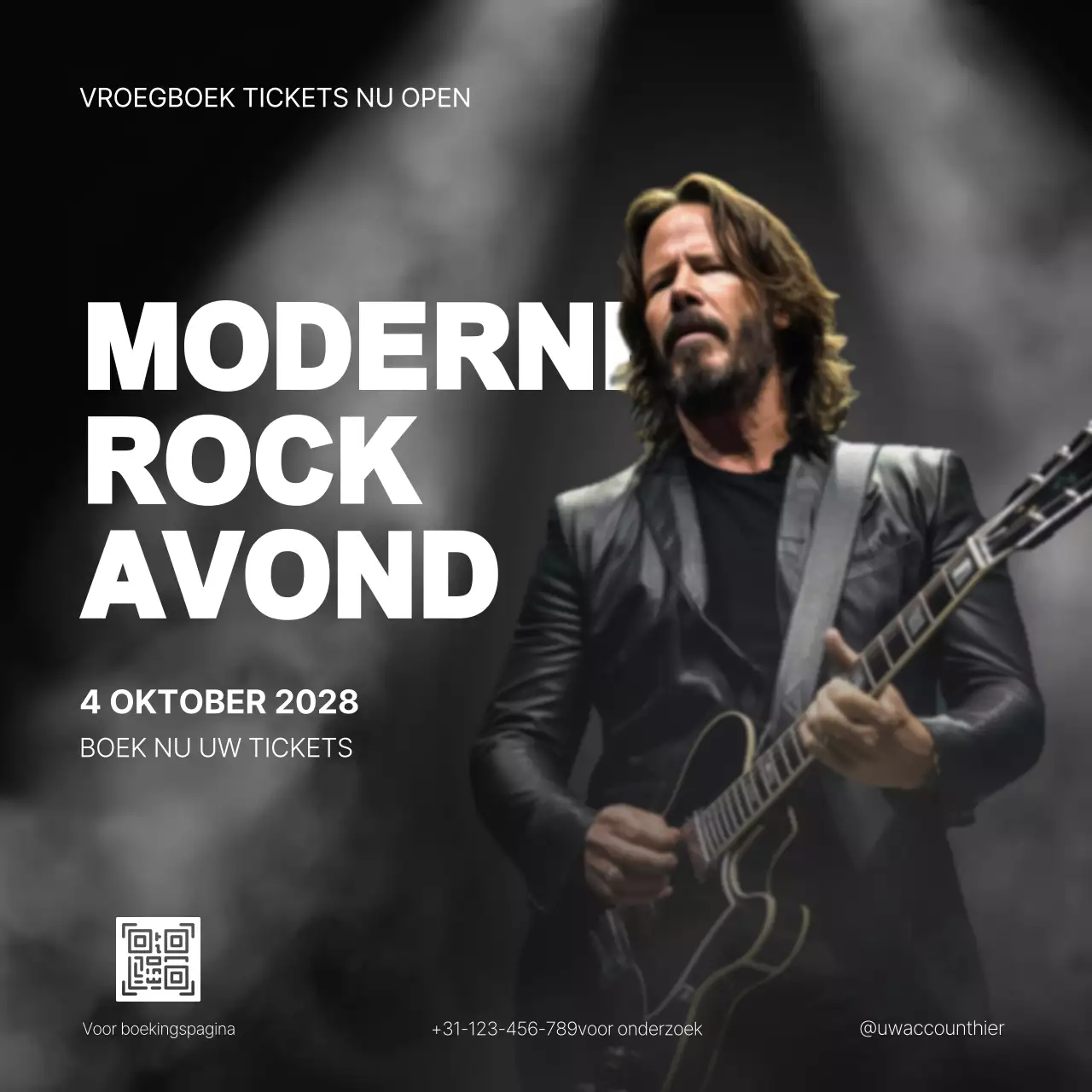 Rock Muziek Evenement Promotie