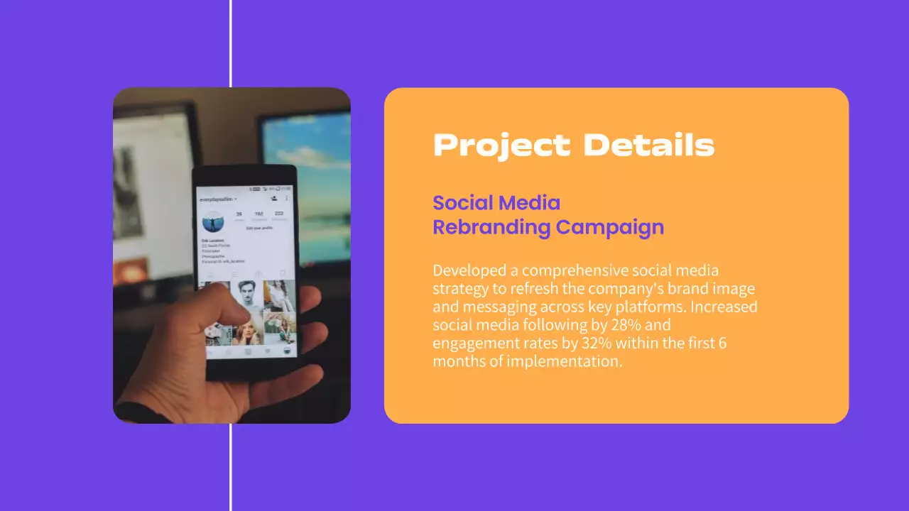 Purple Modern Portfolio Document Presentation