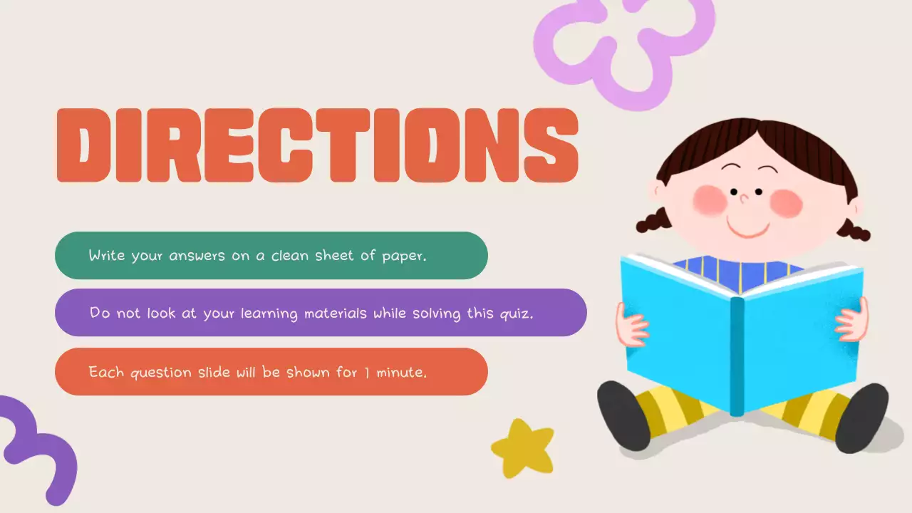 Orange Retro Quiz Announcement Presentation