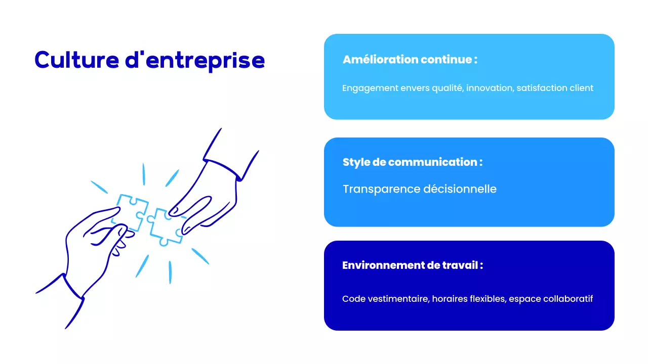 blue modern employee onboarding presentation