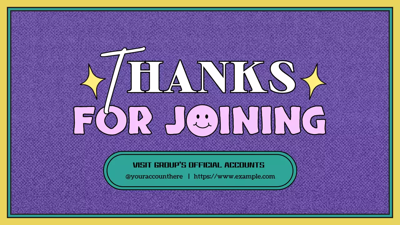 퍼플 레트로 팬 가이드 프레젠테이션