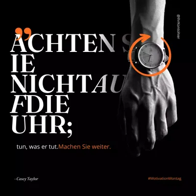 schwarz minimal Motivation Zitat