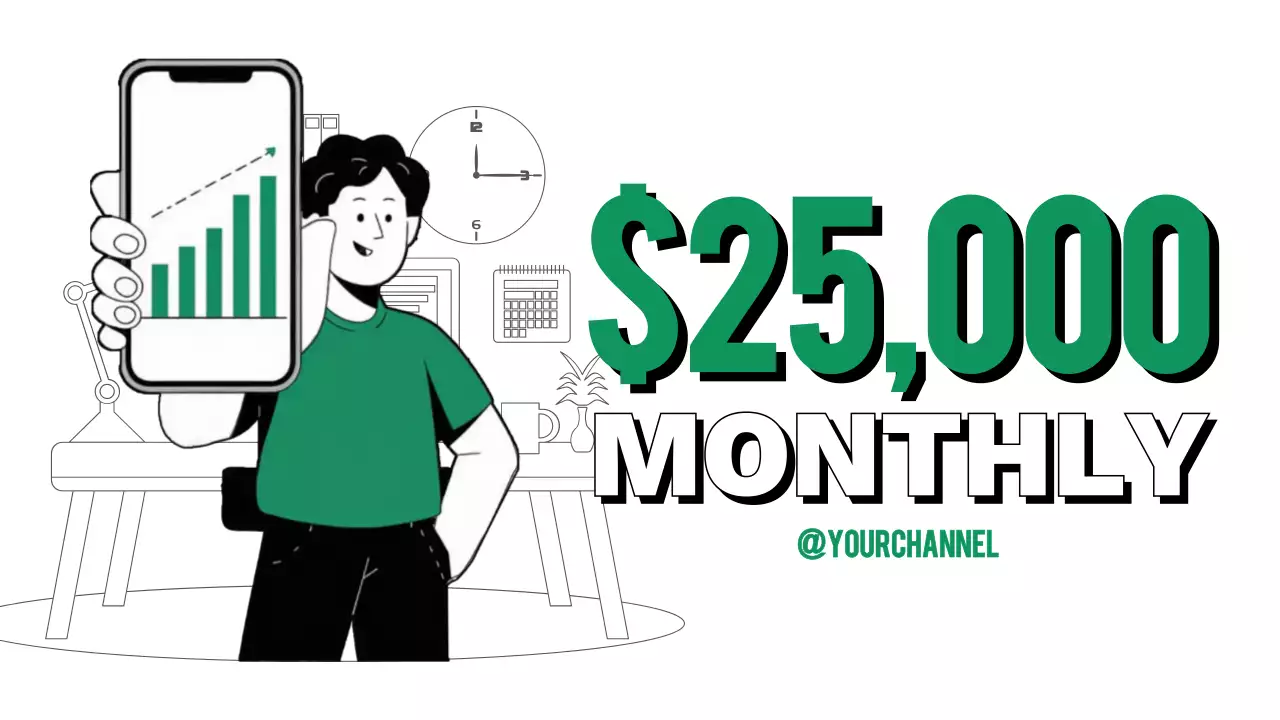 Green Minimal Finance Promotion YouTube Thumbnail