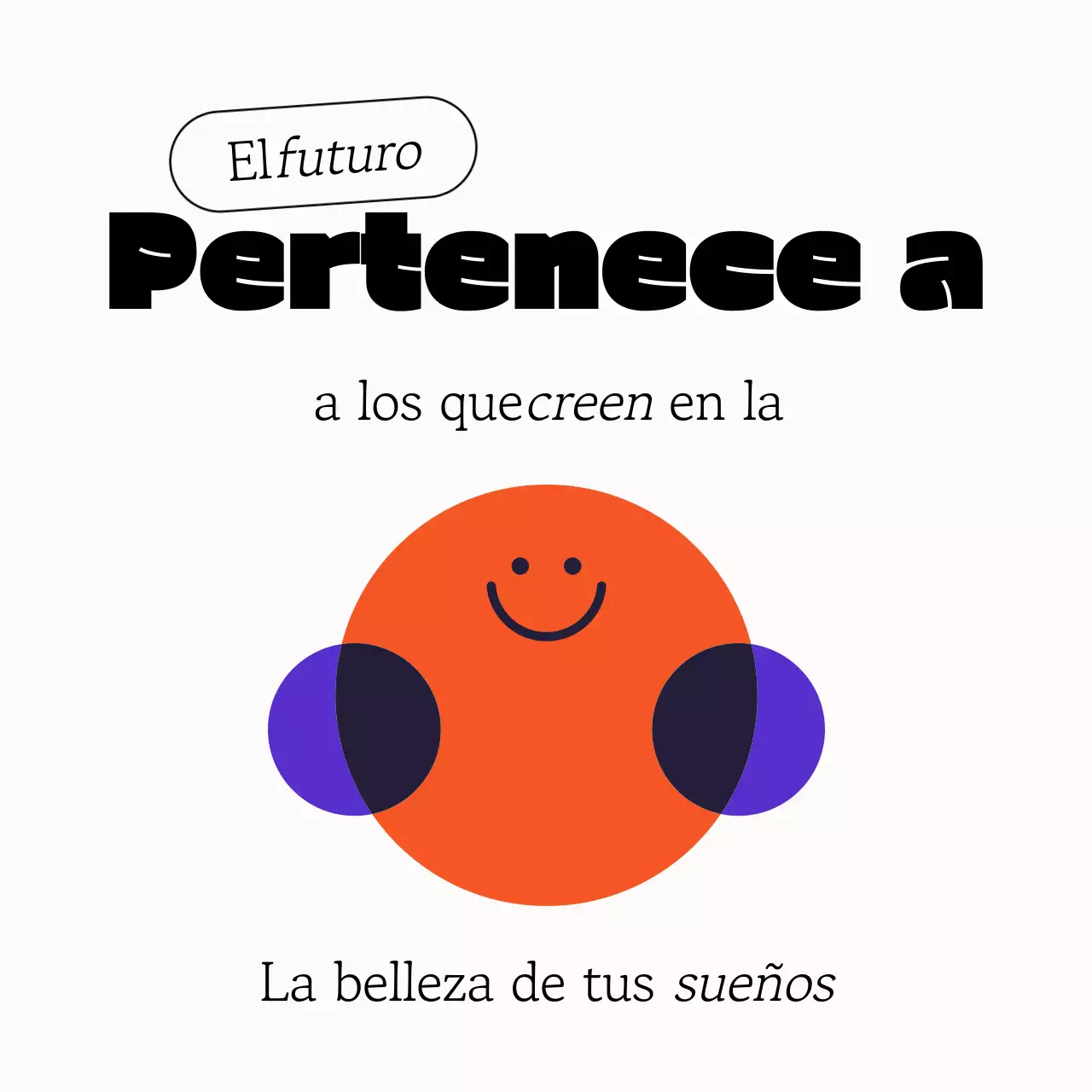 Trendy Aesthetic Illustrative Fun Minimal Abstract Geometric Colorful Quote