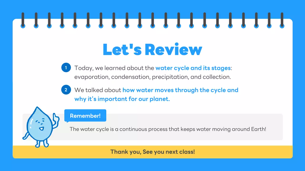 Blue Simple Science Guide Presentation