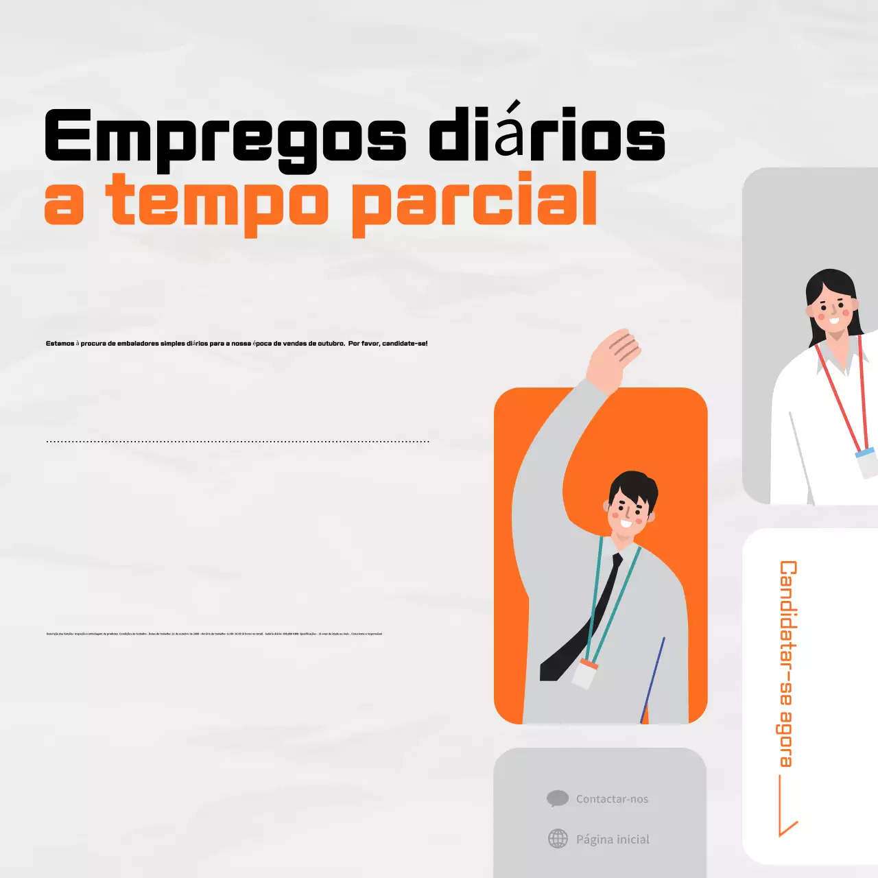 Anúncios de emprego em Orange Neat