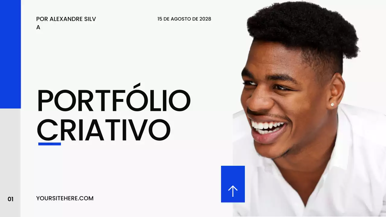 Portfólio Blue Modern Creatie