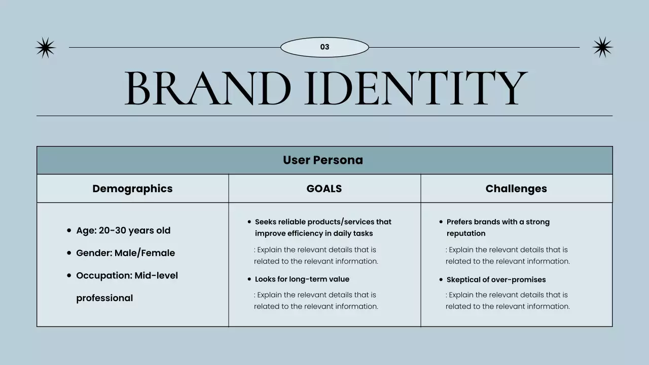 Blue Professional Marketing Plan Document Presentation