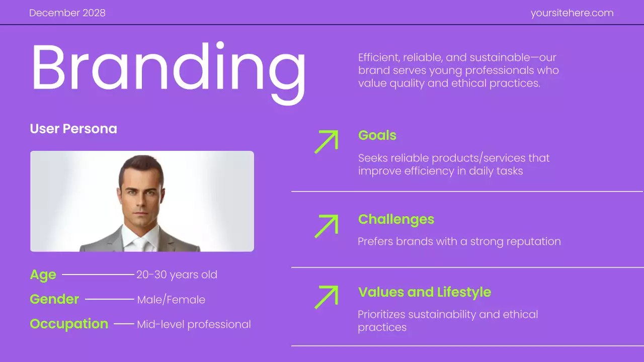 Purple Modern Marketing Plan Presentation