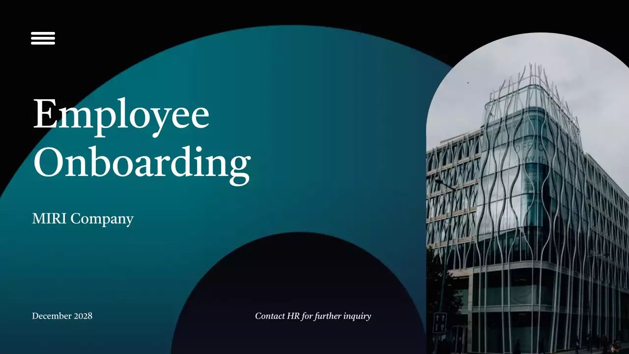 Teal Professional Onboarding Guide Presentation