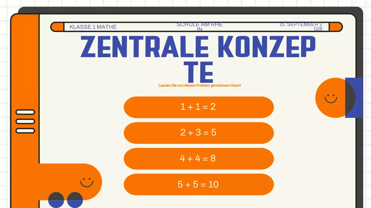 Präsentation für den Mathematikunterricht zur Grundaddition