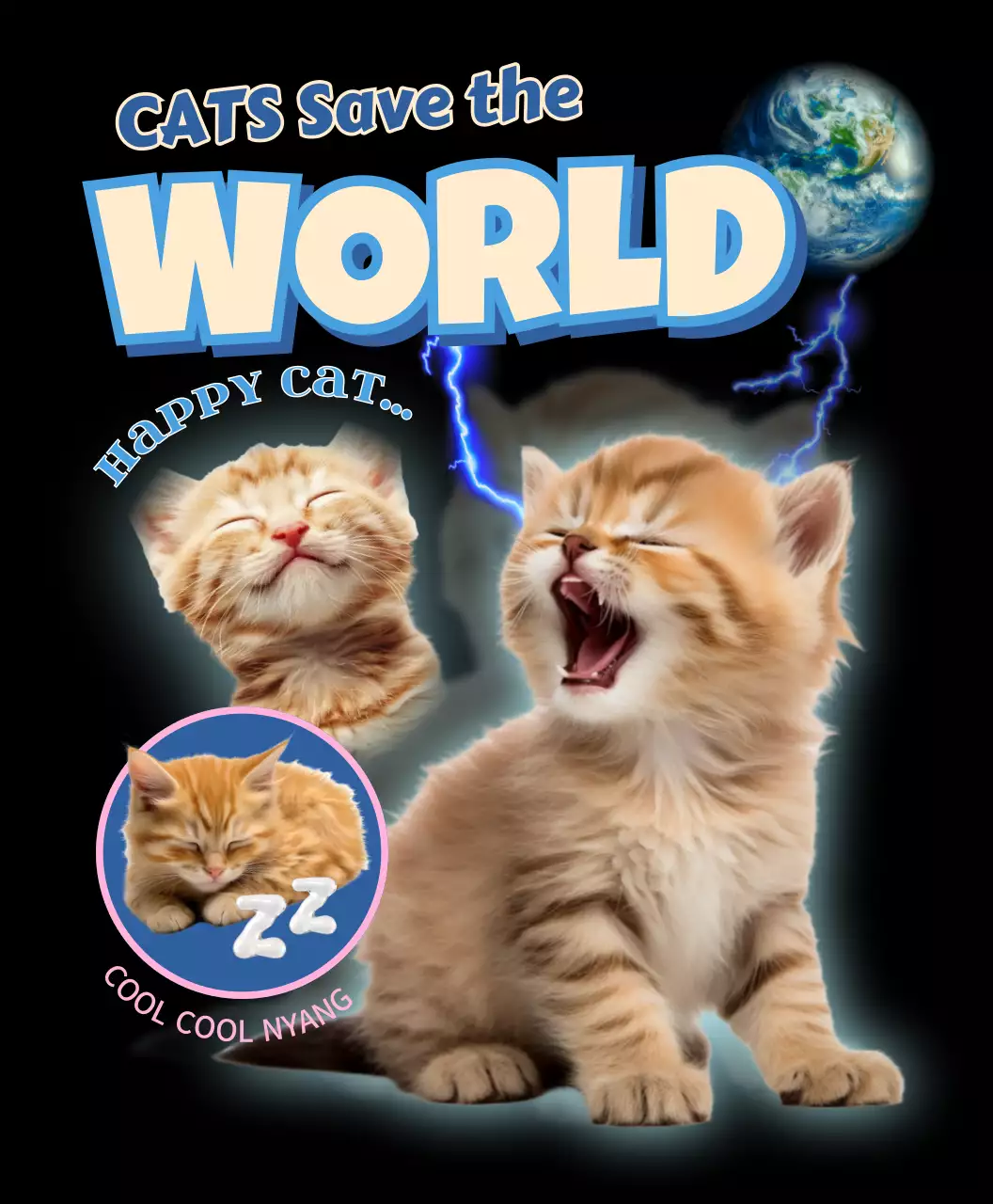 검정 재밌는 동물 패러디