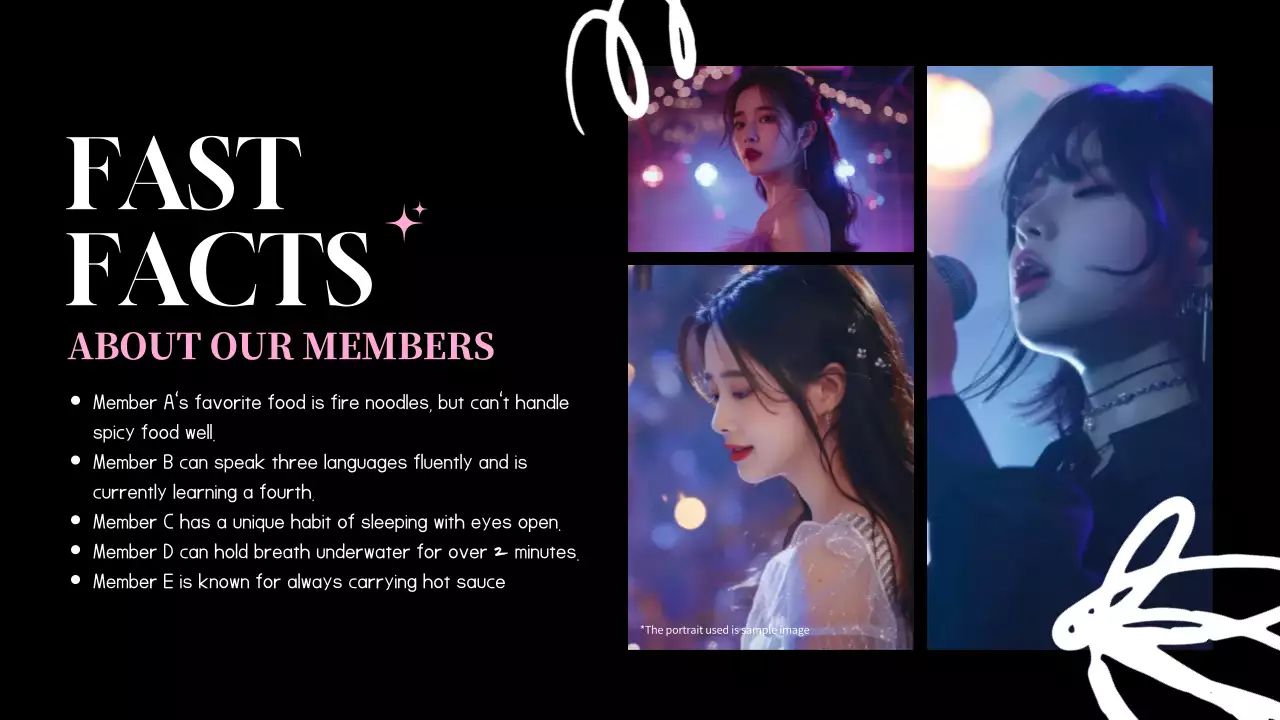 Pink Trendy Members Promotion Presentation