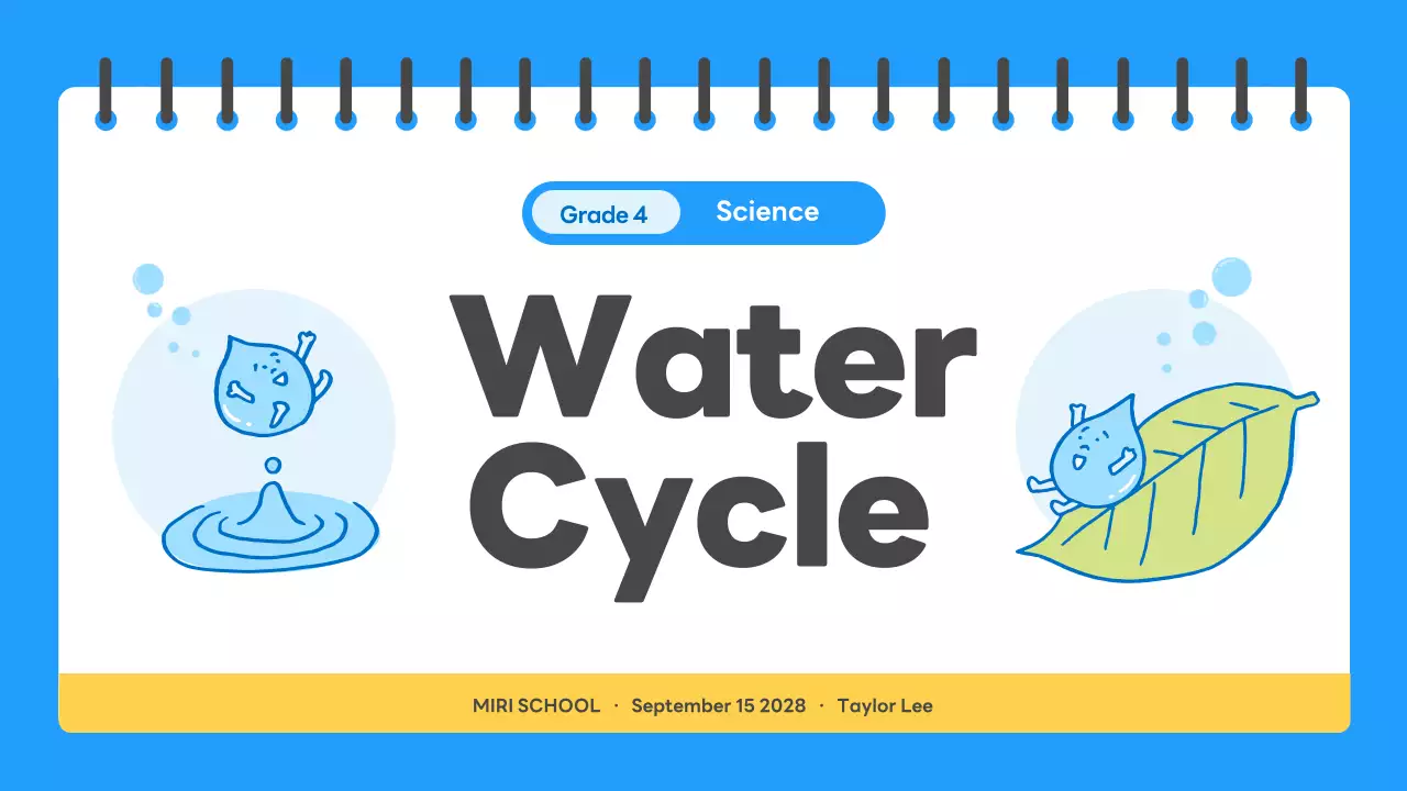 Blue Simple Science Guide Presentation