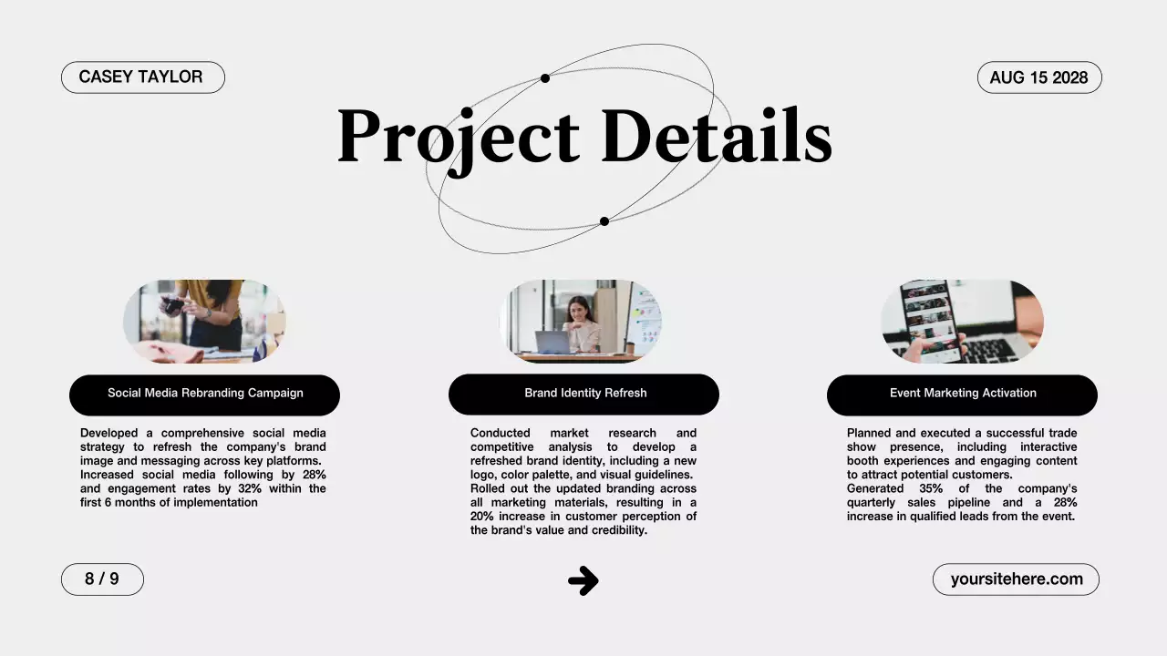 White Modern Portfolio Presentation