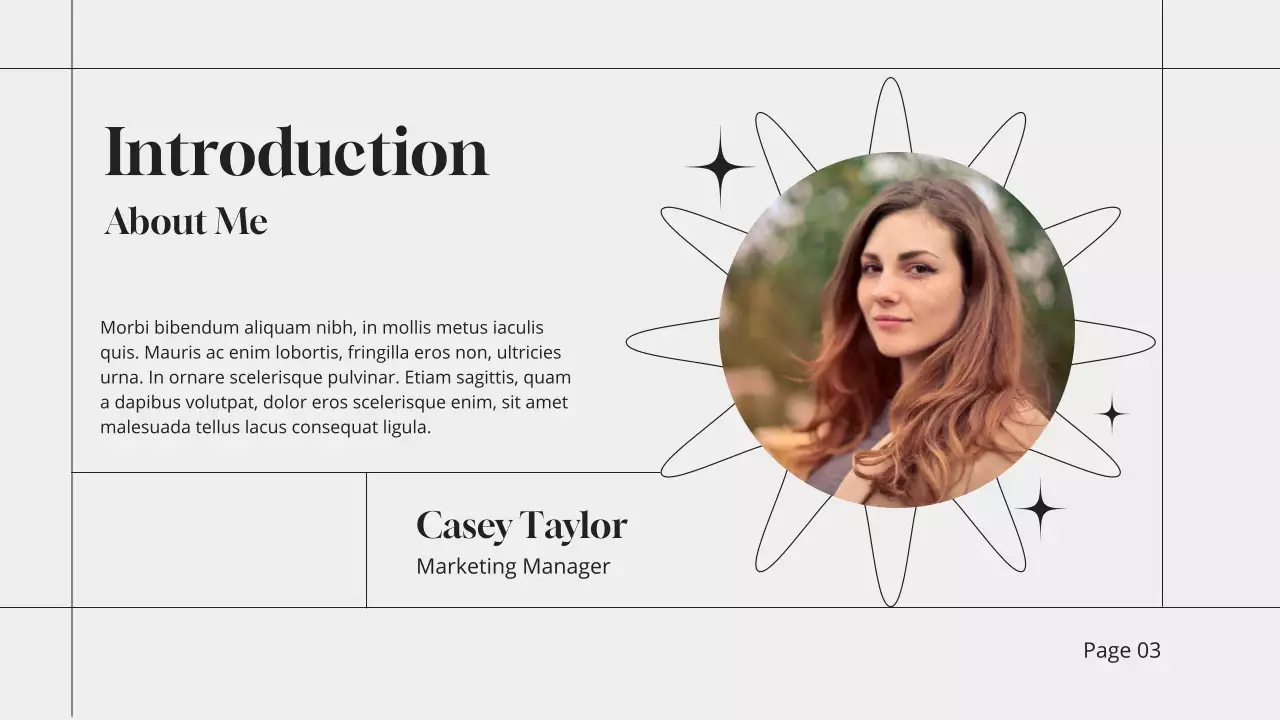 White Minimal Portfolio Presentation