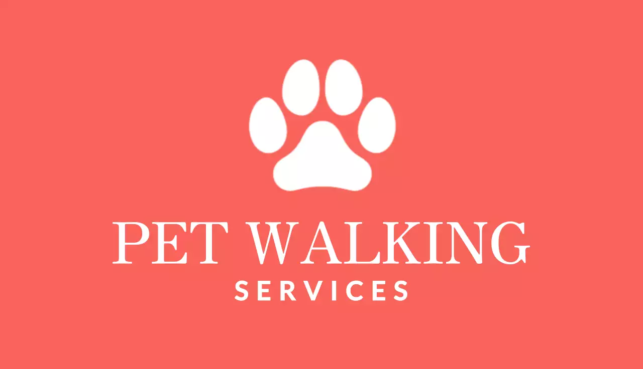 Coral Simple Trainer Business Card