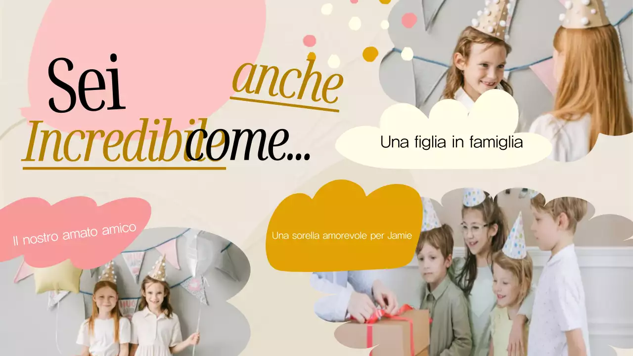 Biglietto di auguri minimal rosa e grigio