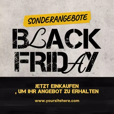 black bold sale promotion