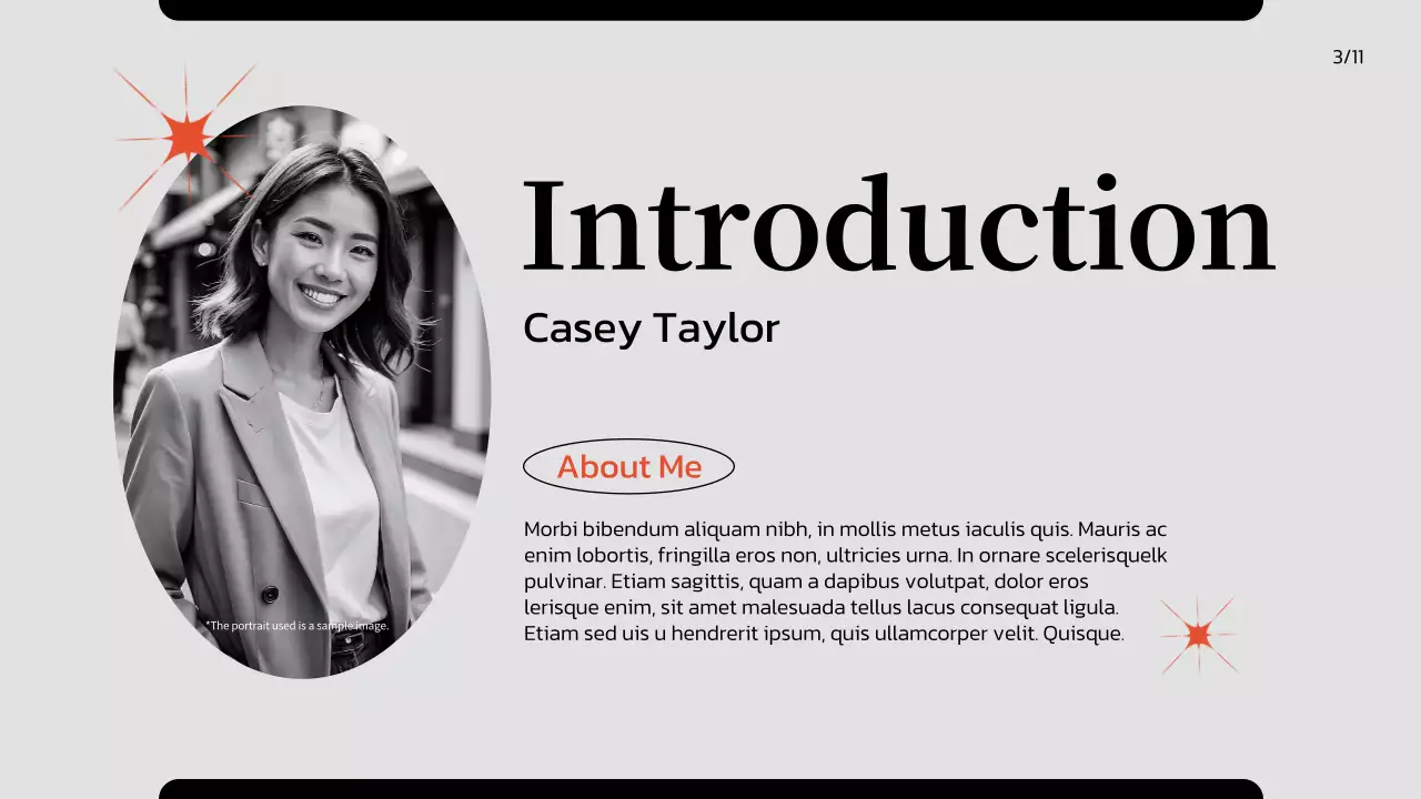 Grey Professional Portfolio Presentation