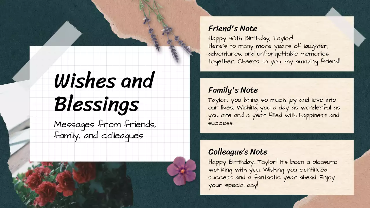 베이지색 심플한 생일 축하 카드 프레젠테이션