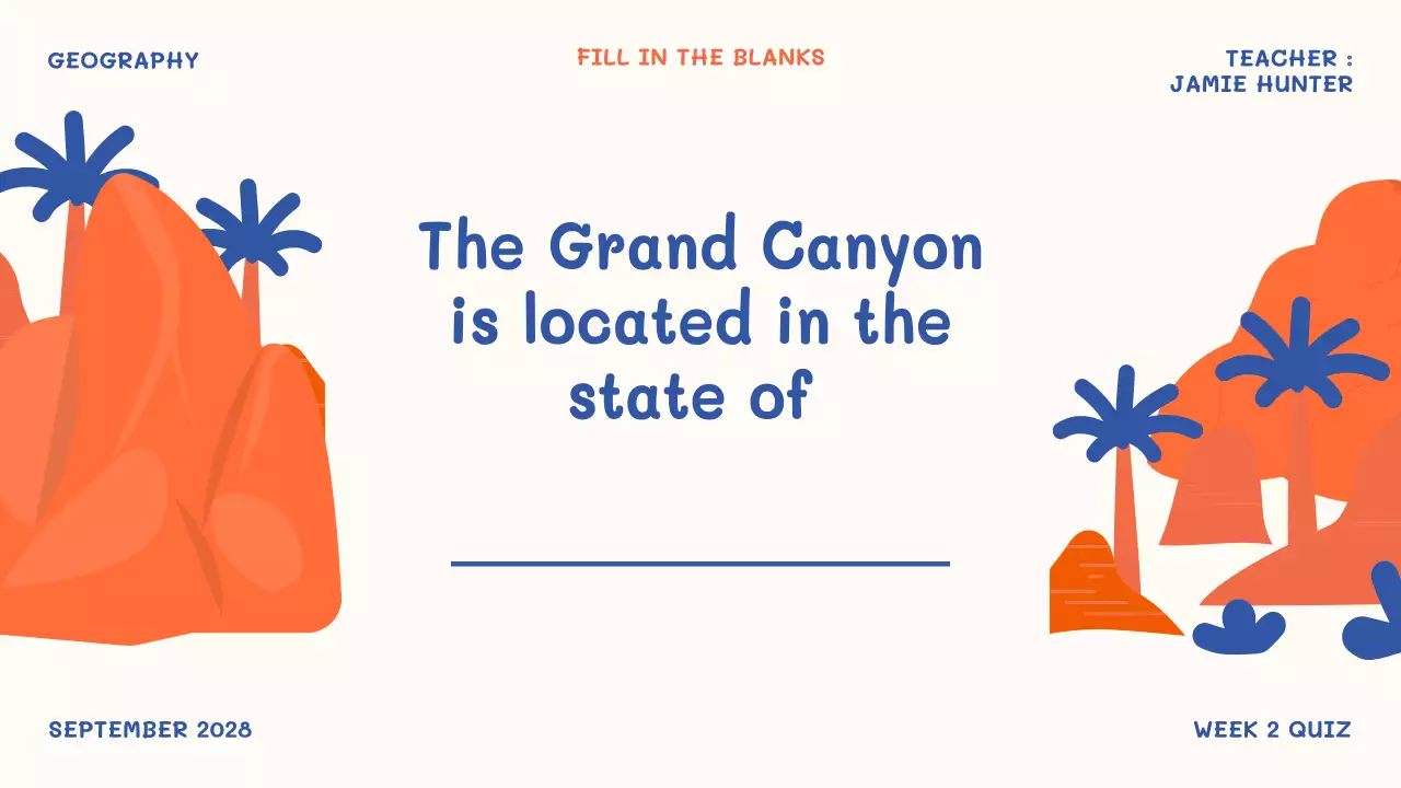 Orange Simple Classroom Guide Presentation