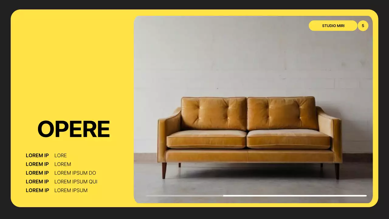 Un semplice prospetto di una società di produzione video in nero e colori al neon