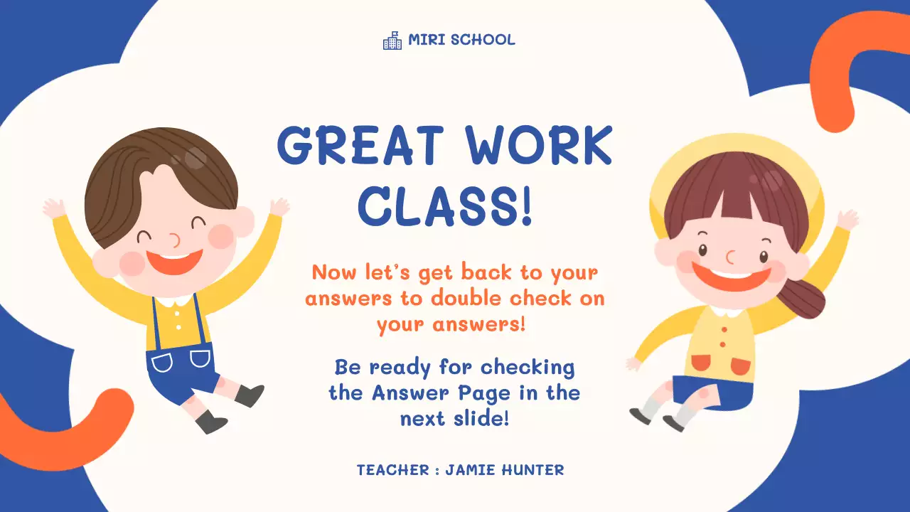 Orange Simple Classroom Guide Presentation
