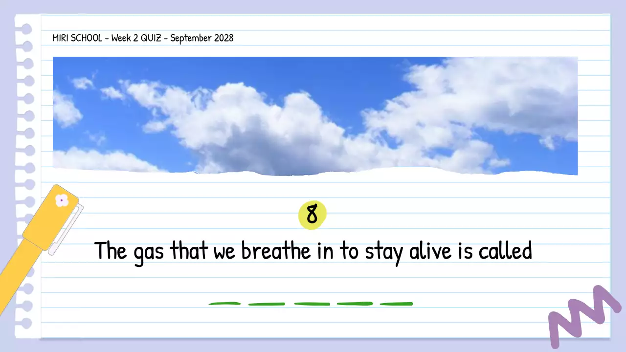 Orange Simple Quiz Announcement Presentation