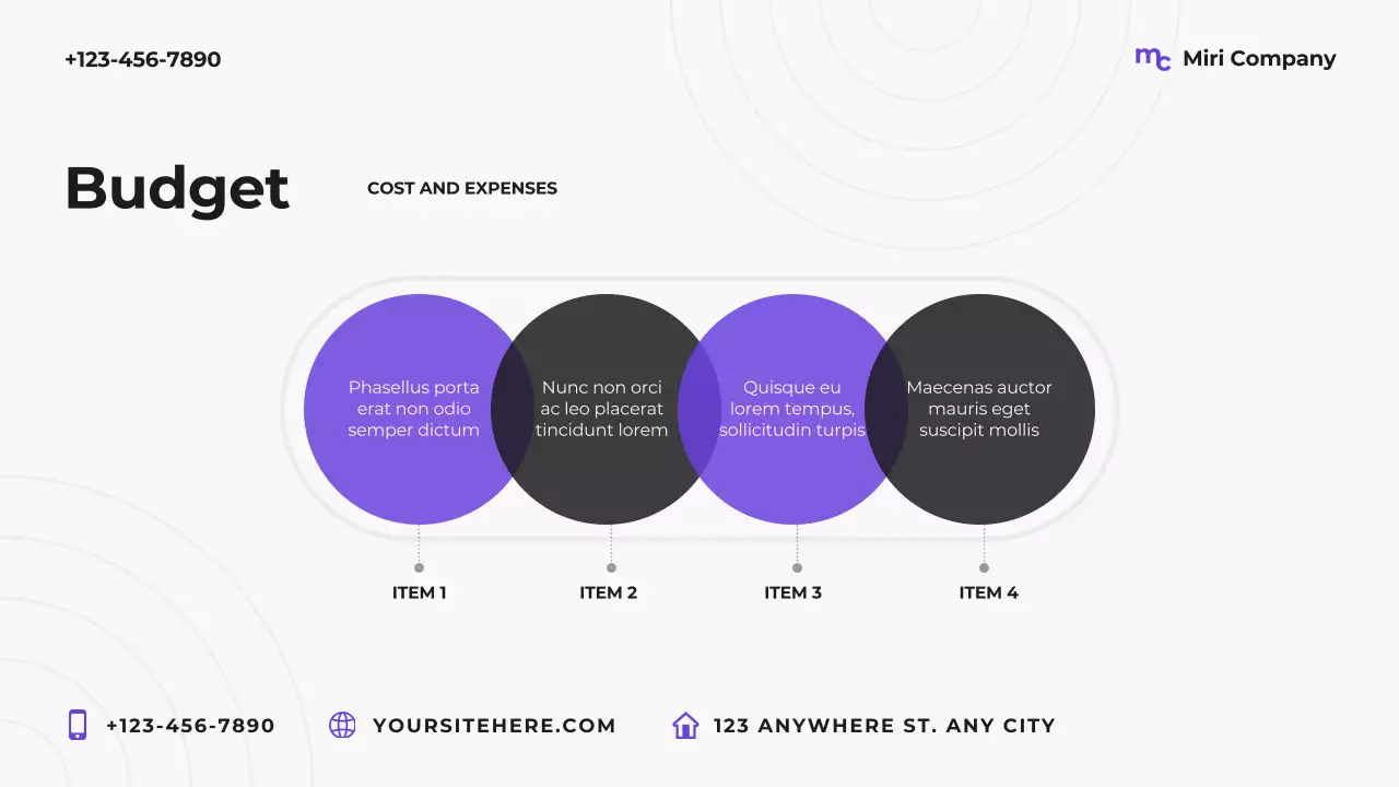 Purple modern marketing plan