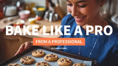 Blue Modern Baking Guide YouTube Thumbnail