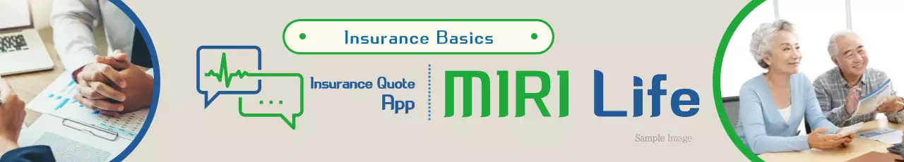 Banner de promoção de seguro moderno bege