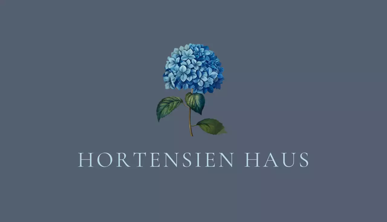 Blaue elegante Visitenkarte