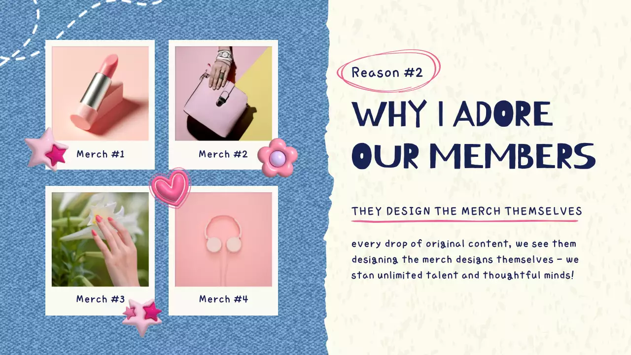 Blue Trendy Charm Guide Presentation