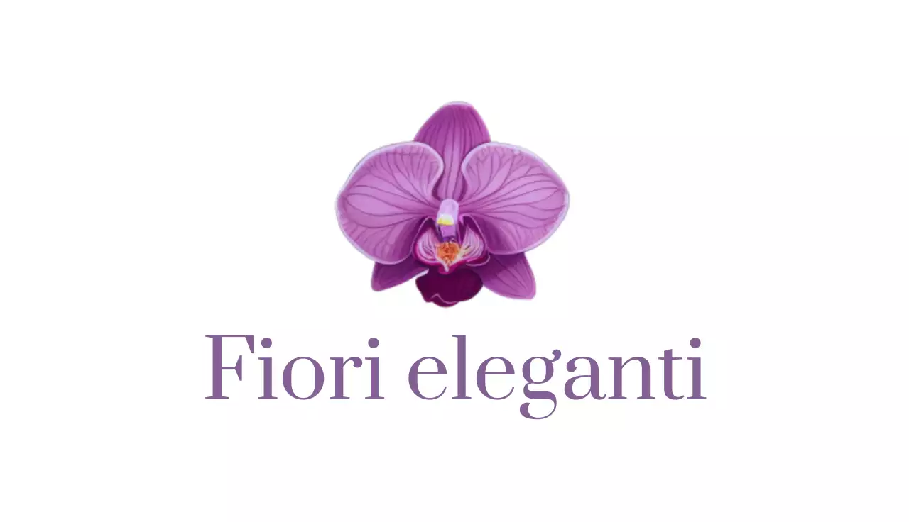 biglietto da visita elegante viola