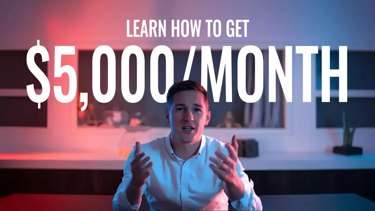 Red Modern Finance Promotion YouTube Thumbnail