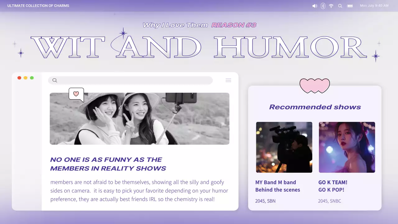 Purple Trendy Fandom Advertisement Presentation