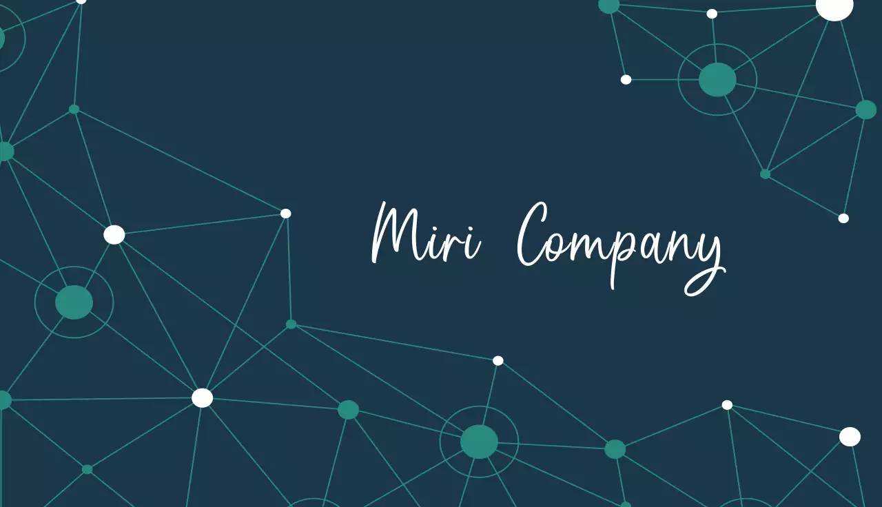 Teal Modern Business Card